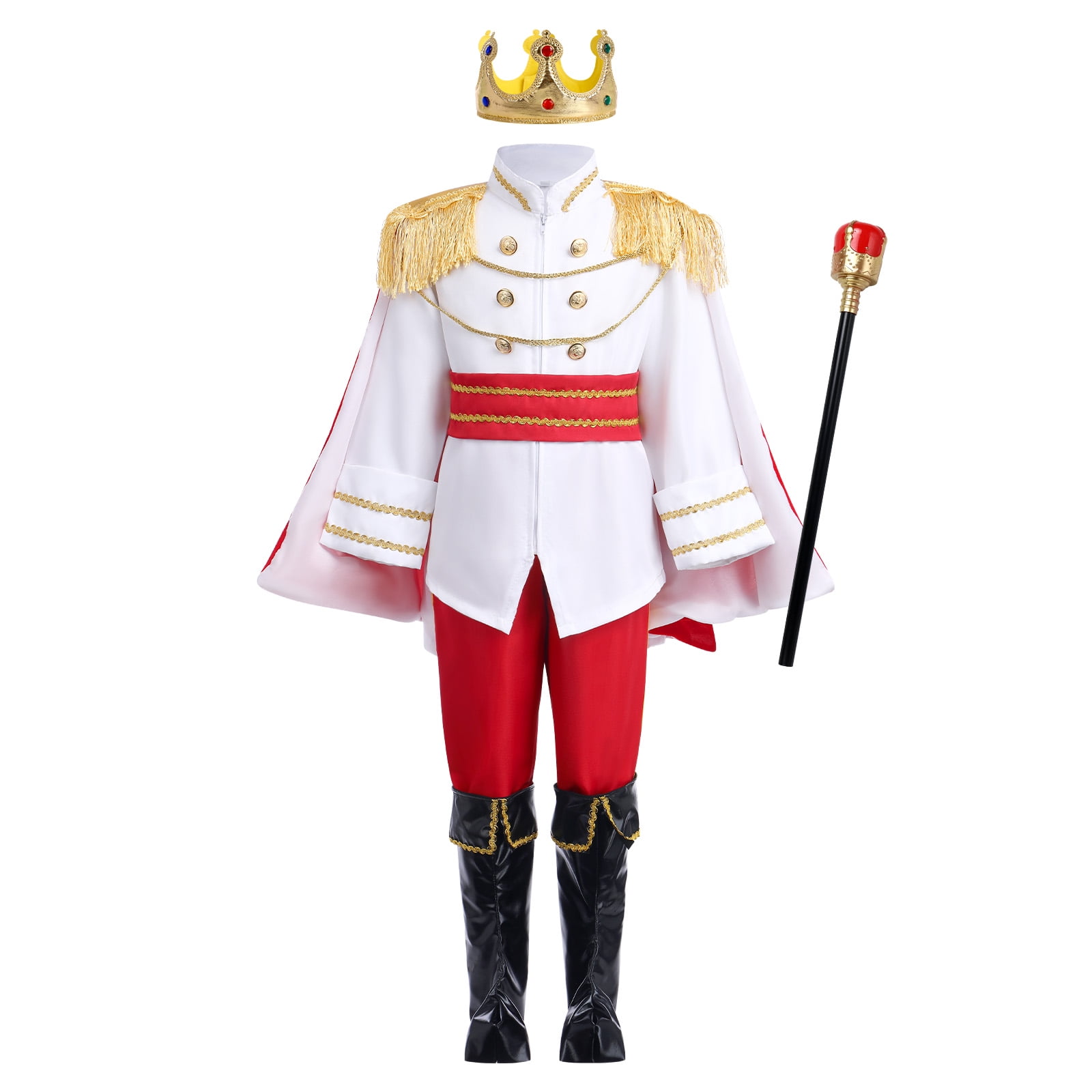 Mirror man King Costume for artists and party-goers