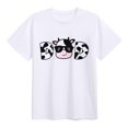 thumbnail image 1 of FYMNSI Family Matching Outfits Mommy Daddy and Me Shirts Casual Letter Graphic Printed T-Shirt Short Sleeve Loose Summer Top Tees (Dad 3XL), 1 of 8