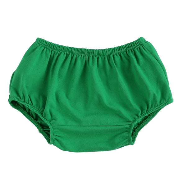 FYMNSI Newborn Baby Diaper Cover Shorts Pants Unisex Print Bloomers Cloth Diapers Kids Toddler Cute Infant Underwear One Size Green