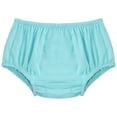 thumbnail image 1 of FYMNSI Newborn Baby Diaper Cover Shorts Pants Unisex Print Bloomers Cloth Diapers Kids Toddler Cute Infant Underwear One Size Light Blue, 1 of 5