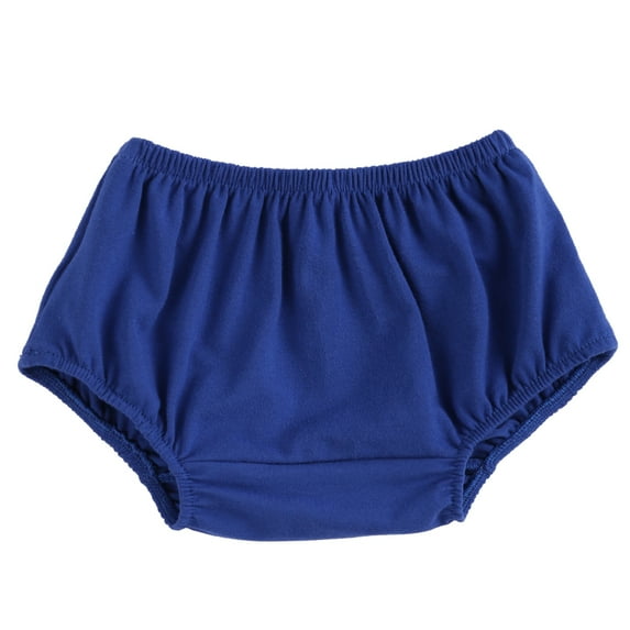FYMNSI Newborn Baby Diaper Cover Shorts Pants Unisex Print Bloomers Cloth Diapers Kids Toddler Cute Infant Underwear One Size Royal Blue
