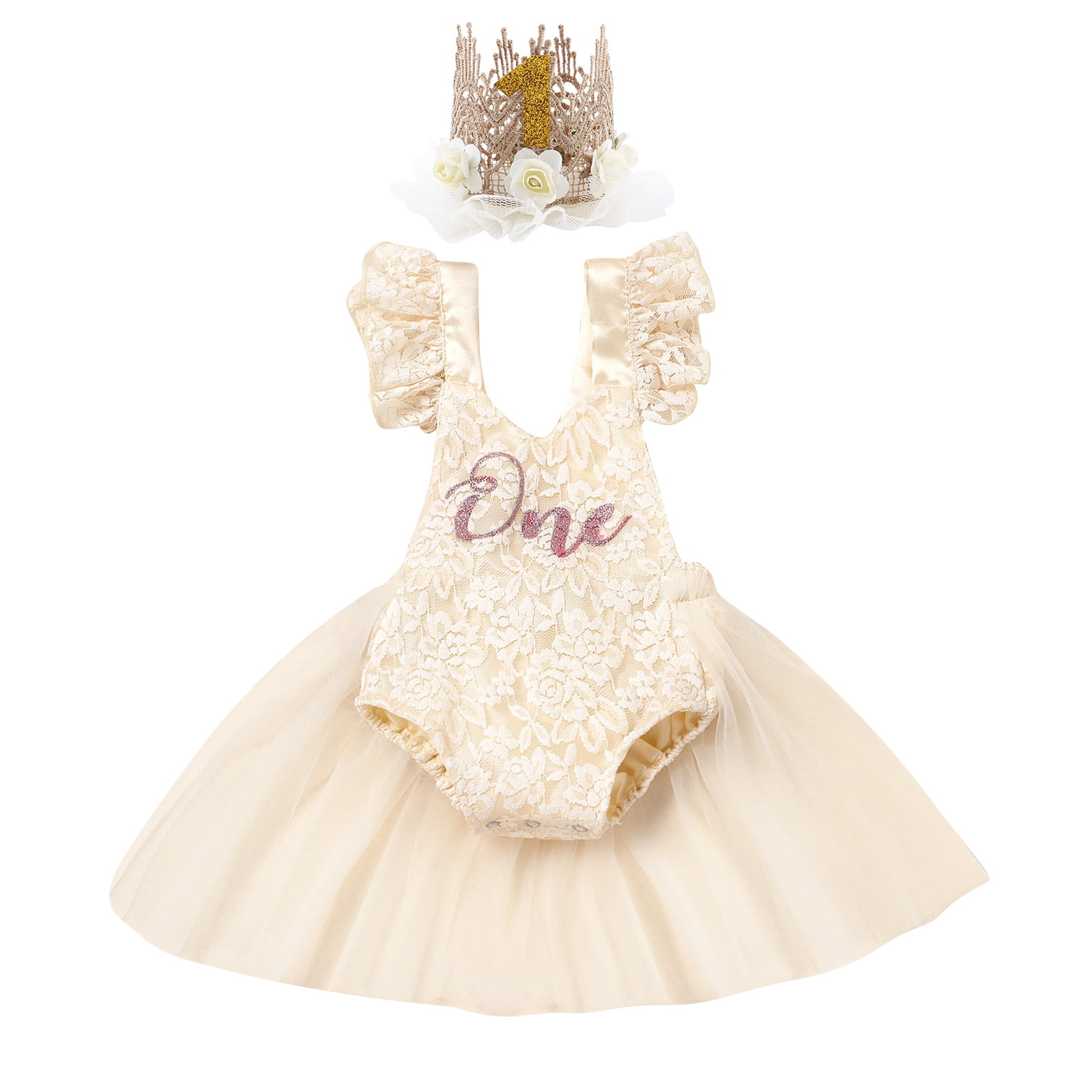 Pink Tulle Little Flower Dresses For Baptism, 1st Birthday, Christening,  And Party Princess Outfit From Huoyineji, $31.56 | DHgate.Com
