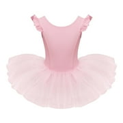 FYMNSI Toddler Girls Ballet Dance Dress Tutu Leotard Princess Dress One-Piece Bodysuit Gymnastic Outfit