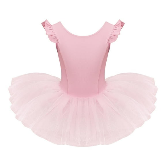 FYMNSI Toddler Girls Ballet Dance Dress Tutu Leotard Princess Dress One-Piece Bodysuit Gymnastic Outfit