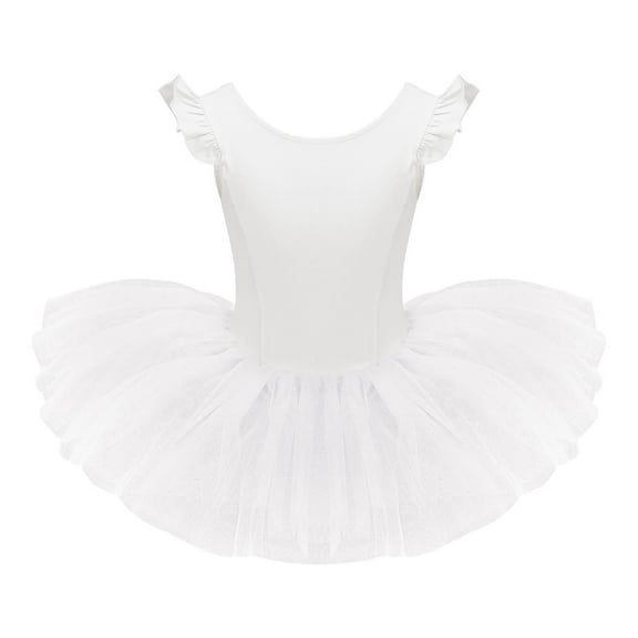 FYMNSI Toddler Girls Ballet Dance Dress Tutu Leotard Princess Dress One-Piece Bodysuit Gymnastic Outfit