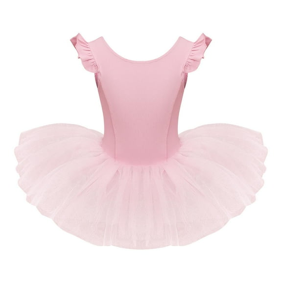 FYMNSI Toddler Girls Ballet Dance Dress Tutu Leotard Princess Dress One-Piece Bodysuit Gymnastic Outfit