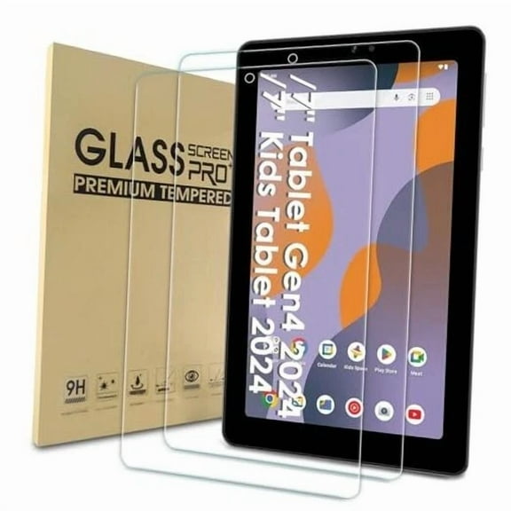 FYNA- 2 Pack Screen Protector Compatible With Onn 7" Tablet Gen4 2024/Onn 7" Kids