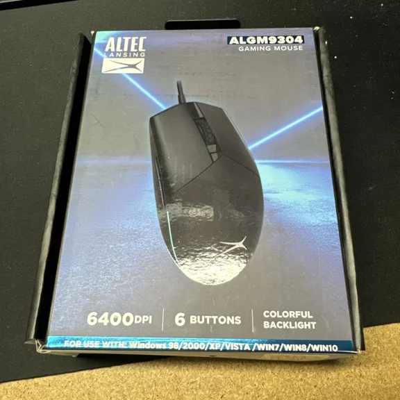 FYNA- Altec Lansing Wired High Performance Rgb Gaming Mouse, 6 Buttons, Up To 6400 Dpi