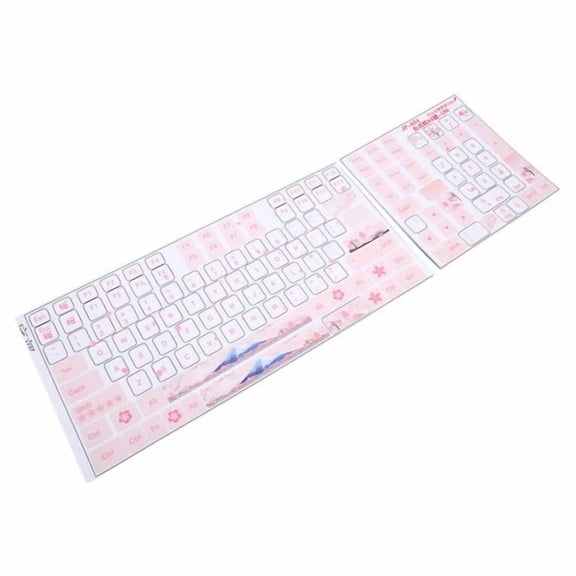 FYNA- Beautiful English Keycap Button Stickers Wear Resistant For Computer Keyboards