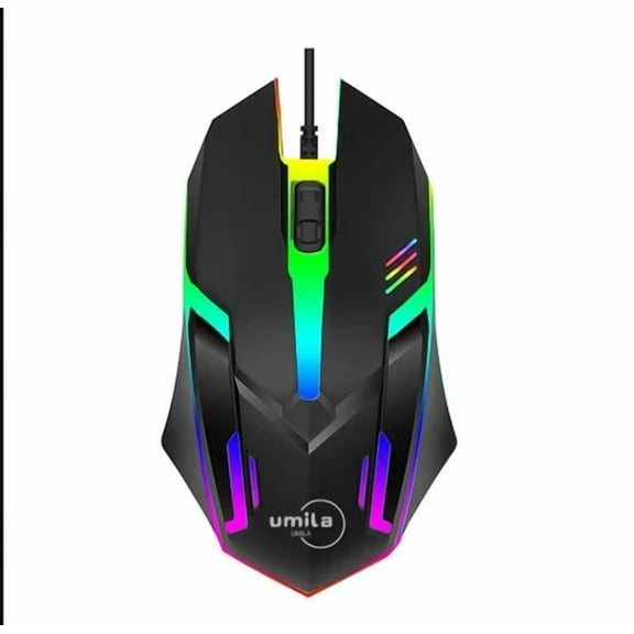 FYNA- Ergonomic 2.4G Wired Rgb Backlit Usb Gaming Mouse Optical Sensor 3D Style