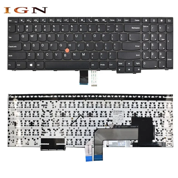 FYNA- For E550 E555 E560 E565 Keyboard With Pointer 00Hn037 Sn20F22537