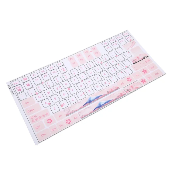 FYNA- Keycaps Stickers Wear Resistant Frosted Pattern For Mechanical Keyboards