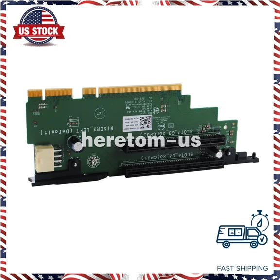 FYNA- Top For Dell Poweredge R730 Pci Riser 3 Card Two X8 Slot Left Dt9H6 0Dt9H6 Us