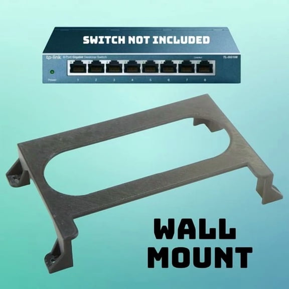 FYNA- Wall Mount Bracket For Tp-Link Tl-Sg108S 8-Port Desktop Switch (Model Tl-Sg108)