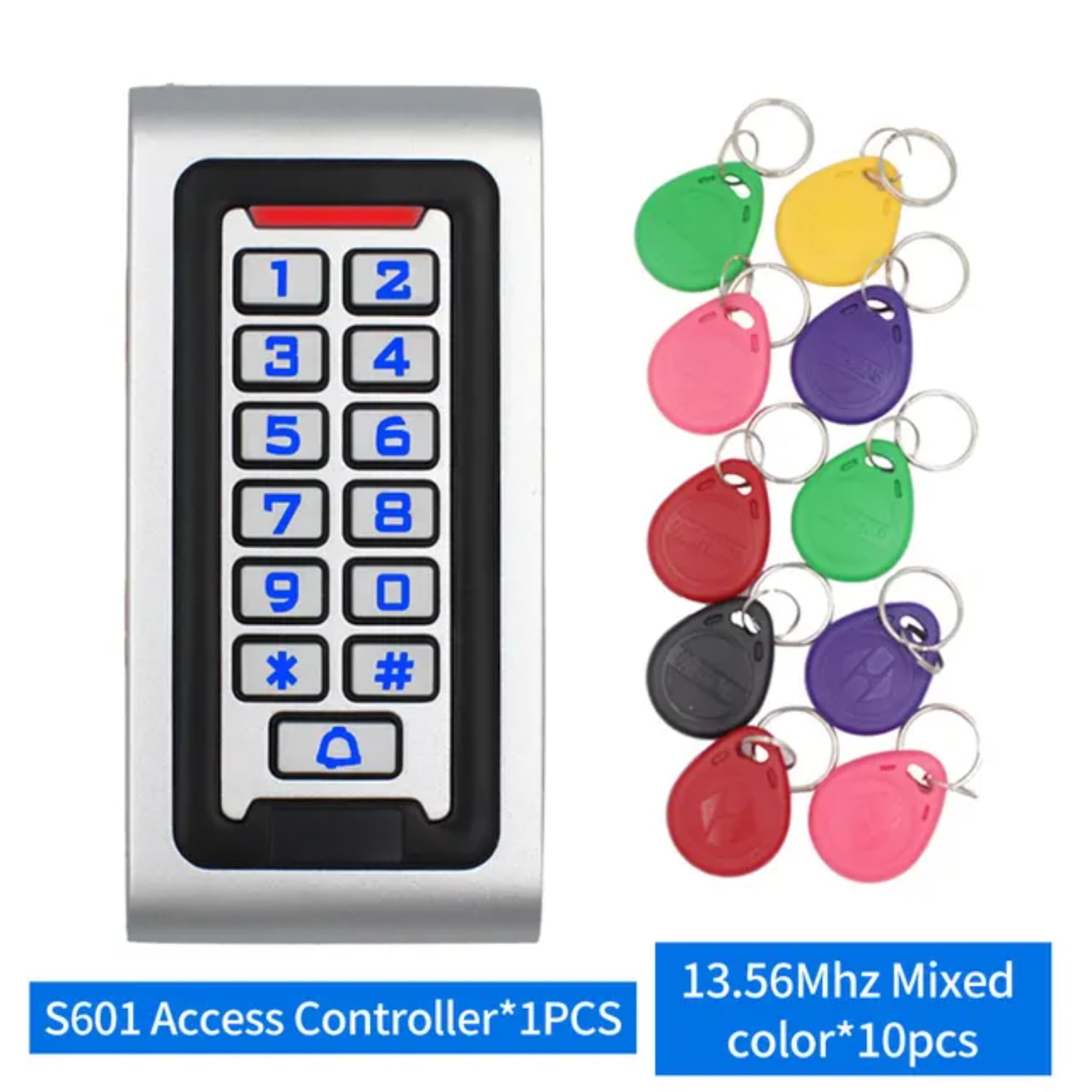 FYNGCN Zinc Metal Rfid Access Control Keypad Support 2000 User 125K EM ...
