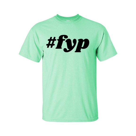 #FYP For You Page Unisex Adult Short Sleeve T-shirt-Mint-large