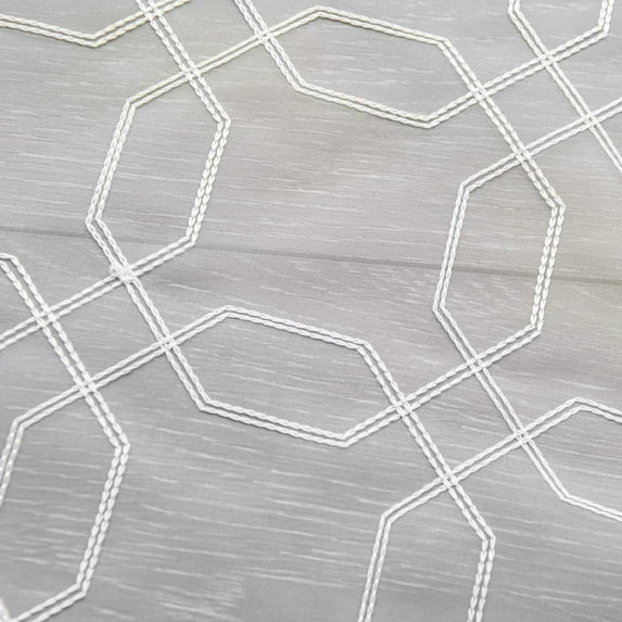 3D Stitching Pentagonal 76 Curtains Drapes