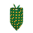 thumbnail image 1 of FYTPOV 2pcs Dog Bandana, St.Patrick's Day Pet Scarf Bibs for Dogs Cats, Adjustable Pet Supplies for Small Medium Large Dog Puppy Cat Pet, Green, 1 of 5