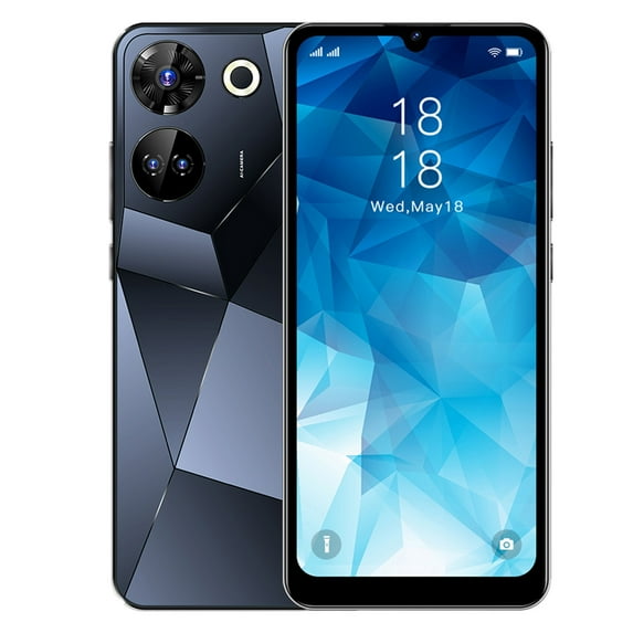 FYTPOV Android Phone, 6.5 Inch Smartphone SIM Android HD Display Two Camera WIFI Portable Mobile Phone Full-screen Phone, Cell Phones Unlocked