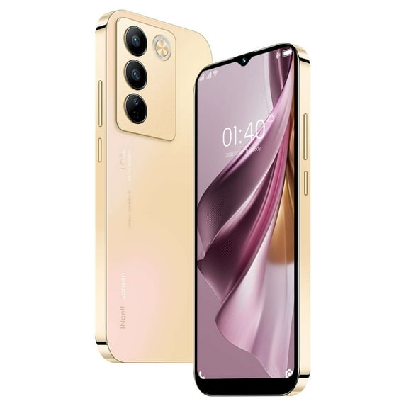 FYTPOV Android Phone, V27e Android Smartphone 6.49-inch HD Dual Standby Card Slot 2+16G Memory Support Extension 128g, Cell Phones Unlocked