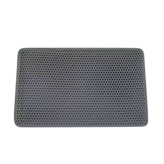 FYTPOV Cat Litter Box Mat, Easy Clean Cat Litter Trapping Matt for Floor, Plastic Cat Litter Mat Non-Slip, 23.6*17.7inch