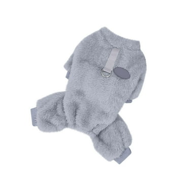 FYTPOV Dog Coat, Soft Fleece Jacket Plush Sweater Vest Thick Dog Jackets for Winter Warm Clothes Cold Weather Coats for Small Dogs Apparel, Pet Warm Pullover, Gray, M