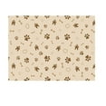 thumbnail image 1 of FYTPOV Dog Food Mat, 19.69x13.78in Rubber Dogs and Cats Bowl Mat, Anti-Slip, Waterproof, Cute Paws Bones Printed Placemat for Pet Feeding Station, 1 of 5