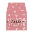 thumbnail image 1 of FYTPOV Hello Valentine Table Runner, Valentines Day Decorations, Hearts Pink Table Runner for Wedding Party, Christmas Runner for Table Home Decor, 13x35 inch, 1 of 5