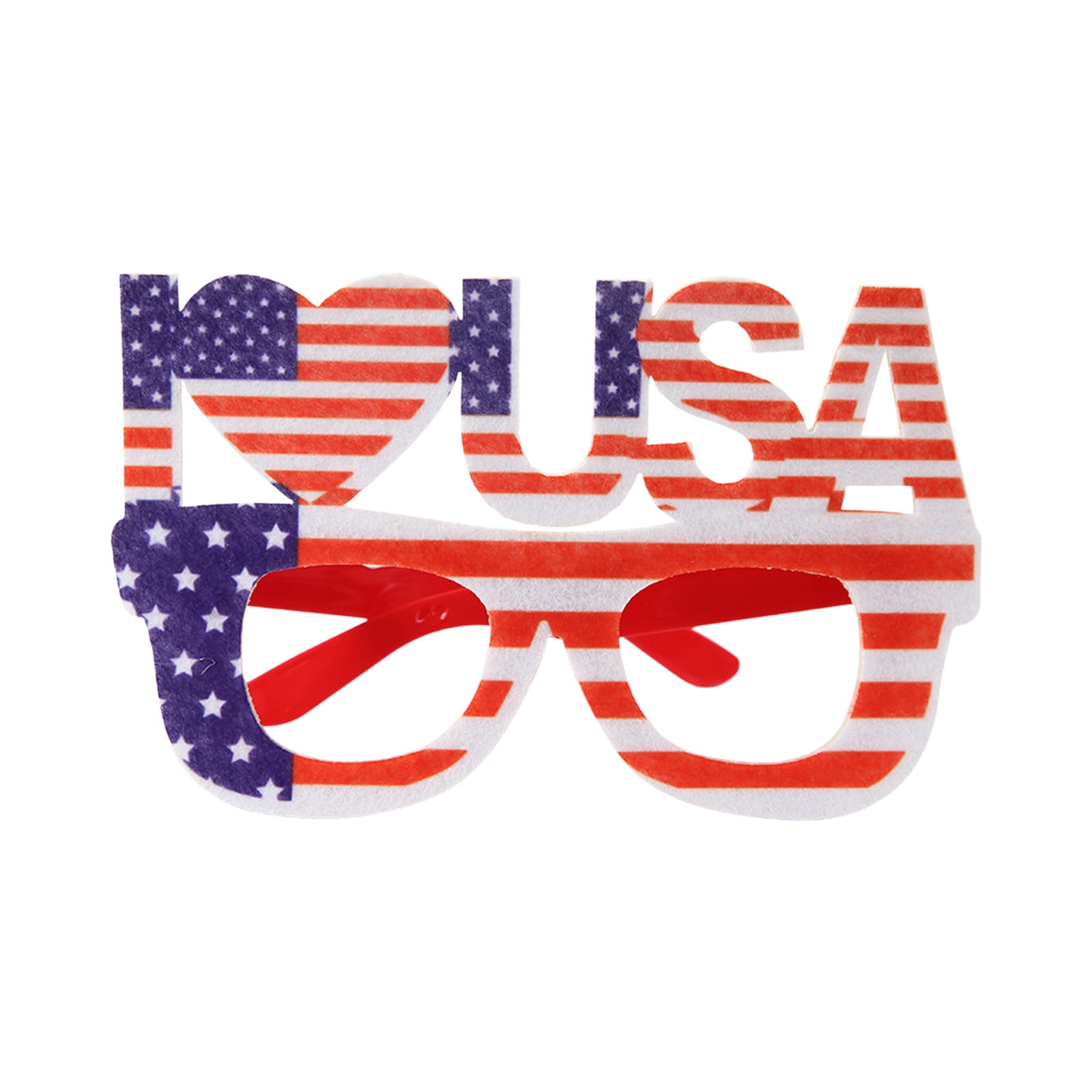 American Flag Picture Frame With Easel - 4x6 Photo Frame, 4th Of July Tabletop Decor, Patriotic Gift, Wooden Stand Included