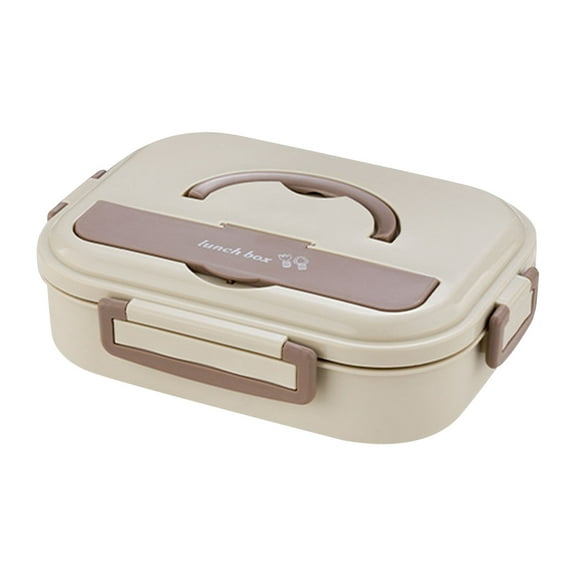 FYTPOV Large Capacity Bento Box with Utensils, Stainless Steel Lunch Box with 3 Compartments, Food Lunch Containers for Work Picnic