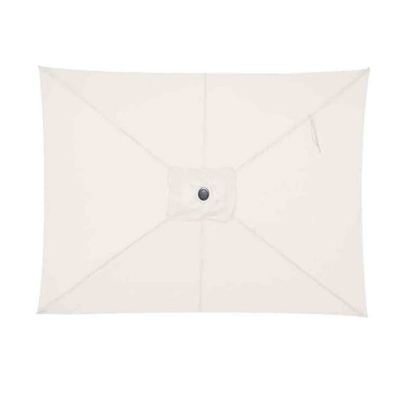 FYTPOV Patio Umbrella Replacement Canopy, Rectangle Umbrella Top, Outdoor Table Umbrella Canopy for 6 Ribs, Beach Sun Umbrella Replacement Cloth, 6.6*9.8FT