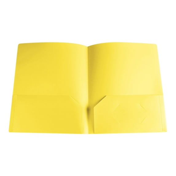 FYTPOV Plastic Folders With Pockets Heavy Duty Pocket Folders Letter Size File Folders For Documents Office School