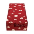 thumbnail image 1 of FYTPOV Red Table Runner, Valentines Day Decorations, Lips Kisses Table Runner for Wedding Party, Christmas Runner for Table Home Decor, 13x35 inch, 1 of 5