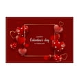 thumbnail image 1 of FYTPOV Romantic Red Placemats, Love Pattern Placemats for Kitchen and Dining, Valentines Day Decorations, Christmas Placemats for Party Home Decor, Table Decor, 18x12 in, 1 of 6