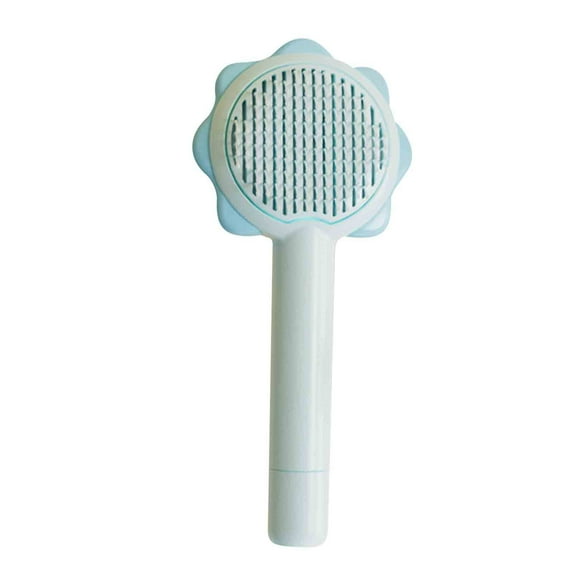FYTPOV Self-Cleaning Slicker Brush for Dogs Cats, Lightweight Dog Brush for Shedding Massaging Grooming, Cute Cat Brush, Long Pin Brush