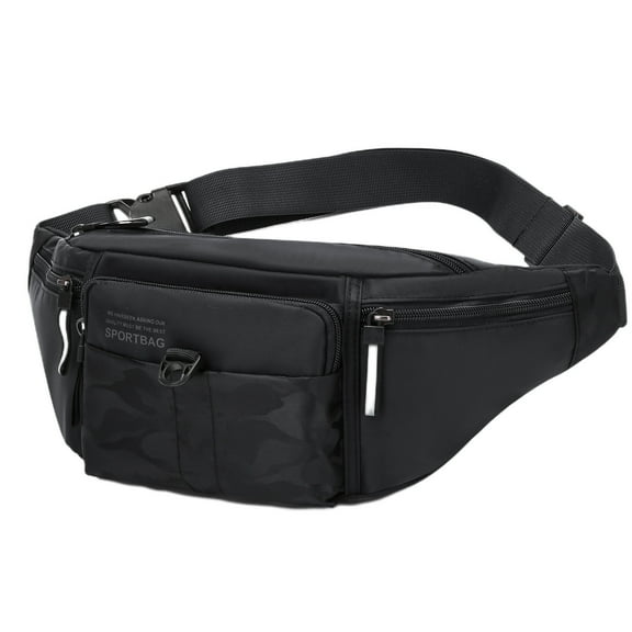 FYTPOV Waist Bag Men's Large-capacity Casual Sports Shoulder Bag Lightweight Cloth Bag Chest Bag