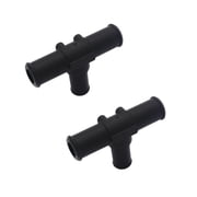 FYUU 1 Pair Heater Hose Output T Pipes For Toyota Land Cruiser FZJ80 & 100 Series