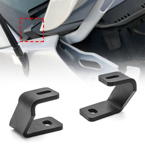 FYUU 1 Pair LED Light Pod Hood Ditch Mounting Bracket For Ford F150 2017-2021