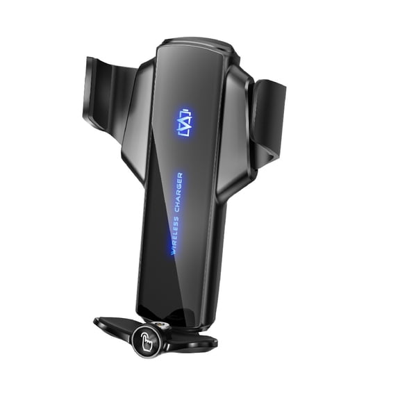 FYUU 15W Car Phone Holder Wireless Charger Charging Vent Locking