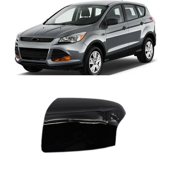 FYUU 1x Left Side Mirror Cover Cap For Ford Focus MK2 2005-2008