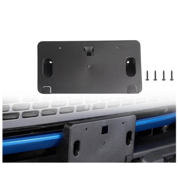 FYUU Black Front License Plate Licence Holder Bracket For Ford Bronco 2021-2023