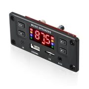 FYUU Car FM Radio Module Bluetooth Speaker MP3 Decoder Board USB TF FM Music Player