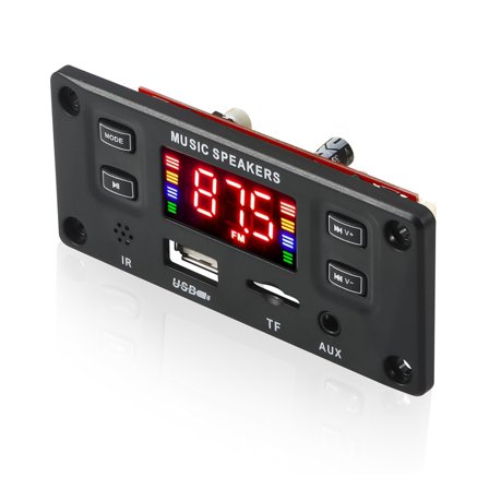 FYUU Car FM Radio Module Bluetooth Speaker MP3 Decoder Board USB TF FM Music Player