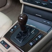 FYUU Carbon Fiber Console Gear Shift Panel Cover  Trim For BMW 3 Series M3 E46 98-05 RHD only