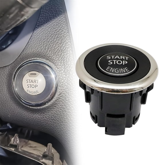 FYUU Engine Ignition Start-Stop Switch Button For Nissan Rogue Altima Murano