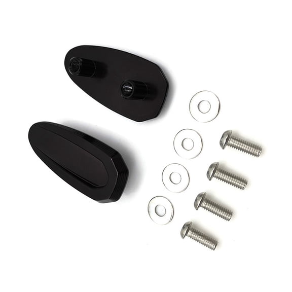 FYUU Rearview Mirror Block Off Base Plates Cover For BMW S1000RR 2019-2023