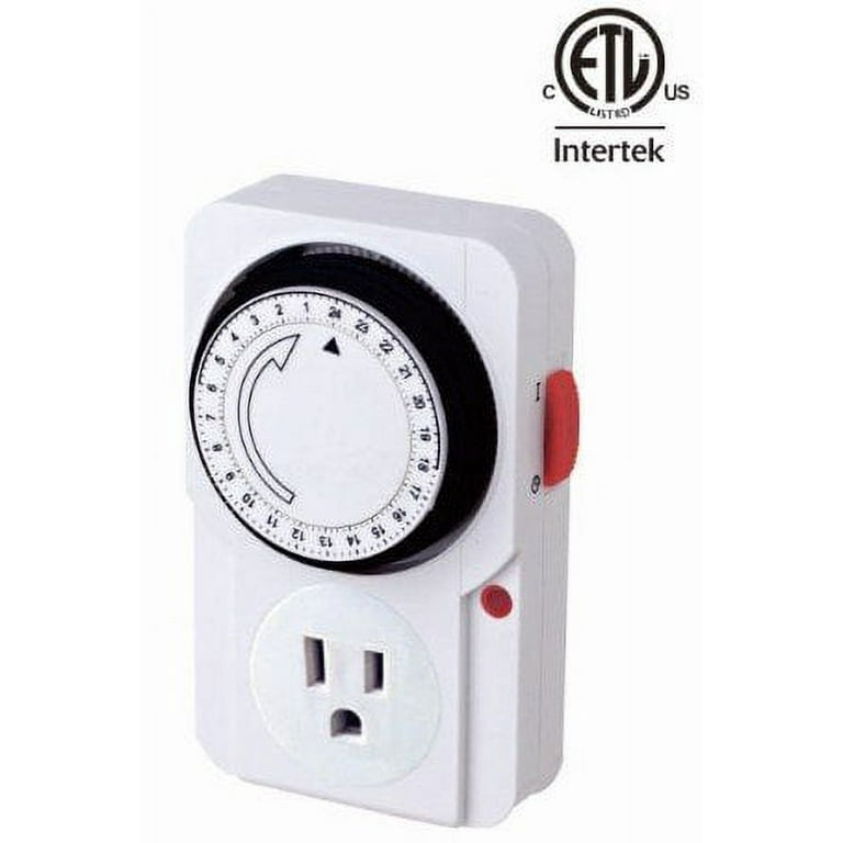 main  24-Hour Heavy-Duty Mechanical In-Wall Timer, Timer Only