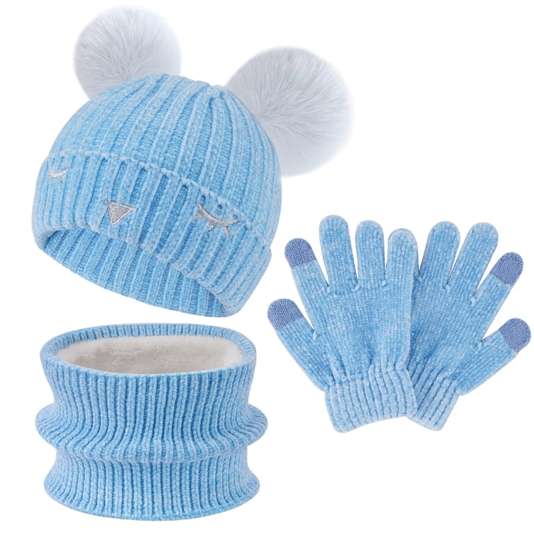 FZ FANTASTIC ZONE Kids Winter Warm Knit Beanie Hats Neck  display picture 1