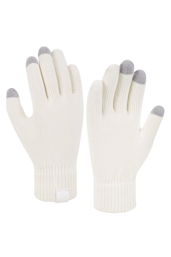 FZ FANTASTIC ZONE Womens Winter Warm Touch Screen Gloves Chenille Elastic Cuffs Knit Gloves for Women Cold Weather Gifts