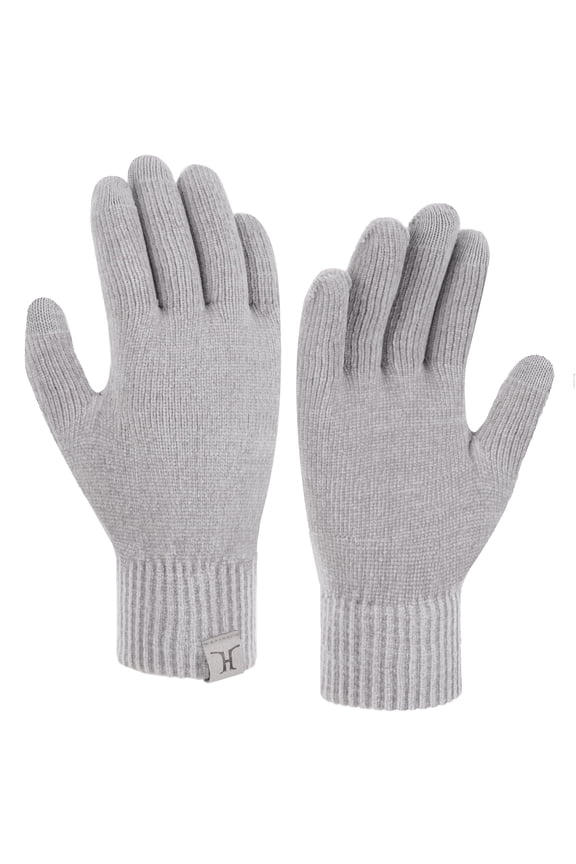 FZ FANTASTIC ZONE Womens Winter Warm Touch Screen Gloves Chenille Elastic Cuffs Knit Gloves for Women Cold Weather Gifts